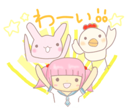 Kawaii  Mimi&Koke-ko&Usako sticker #1665904
