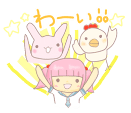 Kawaii  Mimi&Koke-ko&Usako sticker #1665904