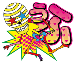 Colorful skulls sticker #1667298