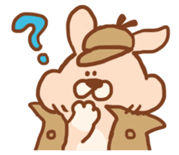 Sherlock rabbit sticker #1667549