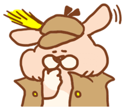 Sherlock rabbit sticker #1667550