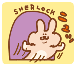 Sherlock rabbit sticker #1667556