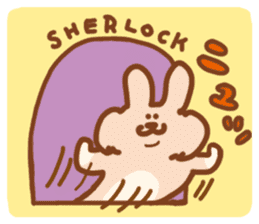 Sherlock rabbit sticker #1667556