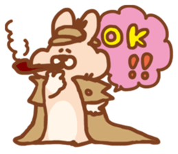 Sherlock rabbit sticker #1667557