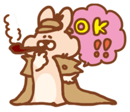 Sherlock rabbit sticker #1667557