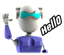 Funny Robot : Man_Eng sticker #1667585