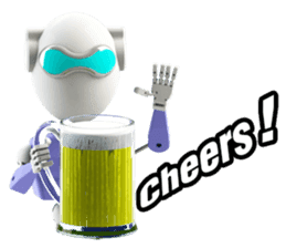 Funny Robot : Man_Eng sticker #1667589