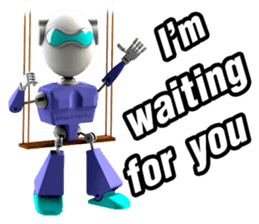 Funny Robot : Man_Eng sticker #1667590