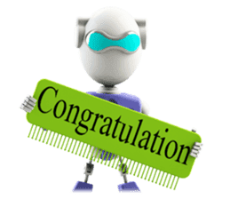 Funny Robot : Man_Eng sticker #1667595