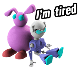 Funny Robot : Man_Eng sticker #1667597