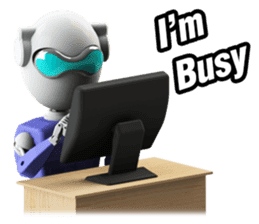 Funny Robot : Man_Eng sticker #1667599