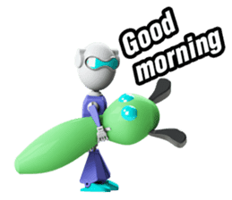 Funny Robot : Man_Eng sticker #1667605