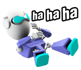 Funny Robot : Man_Eng sticker #1667609