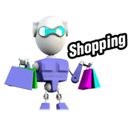 Funny Robot : Man_Eng sticker #1667611