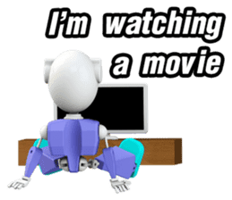 Funny Robot : Man_Eng sticker #1667613