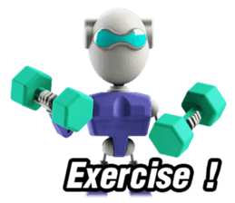 Funny Robot : Man_Eng sticker #1667618