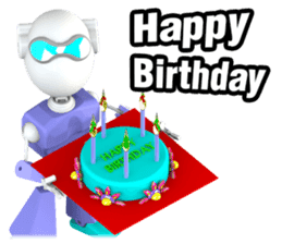 Funny Robot : Man_Eng sticker #1667622