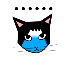 The great cat FUJIYAMA sticker #1667854