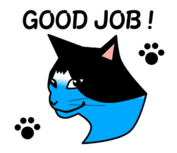 The great cat FUJIYAMA sticker #1667856