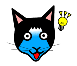 The great cat FUJIYAMA sticker #1667859