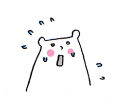 White bear2 sticker #1668267