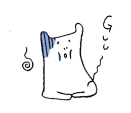 White bear2 sticker #1668280