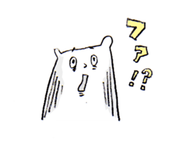 White bear2 sticker #1668287