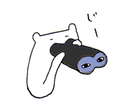 White bear2 sticker #1668300