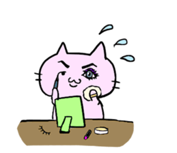 Mr.Q and Ms.Nekoko sticker #1668317