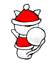 cat santa roko sticker #1668832