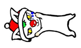 cat santa roko sticker #1668842