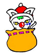 cat santa roko sticker #1668845