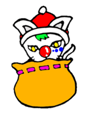 cat santa roko sticker #1668845