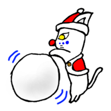 cat santa roko sticker #1668862