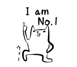 Creatures, such as the cat "Matsu-san." sticker #1669159