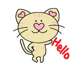 Maro and Tora. Cat's sticker sticker #1670511