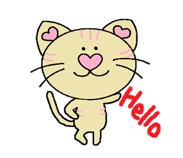 Maro and Tora. Cat's sticker sticker #1670511