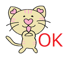 Maro and Tora. Cat's sticker sticker #1670515