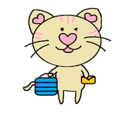 Maro and Tora. Cat's sticker sticker #1670516