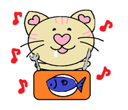 Maro and Tora. Cat's sticker sticker #1670520