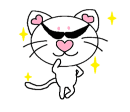 Maro and Tora. Cat's sticker sticker #1670532
