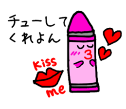 The grant wishes "Crayon" sticker #1670587