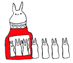 The SPACE BUNNY invasion ! sticker #1670665