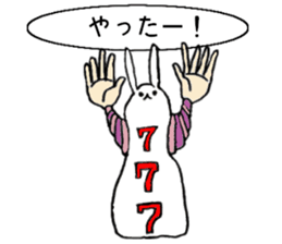 The SPACE BUNNY invasion ! sticker #1670678