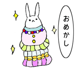 The SPACE BUNNY invasion ! sticker #1670679