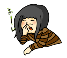 HIKIKOMORI-KUMAKO sticker #1671227