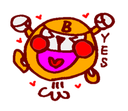 All gorillas are B types.(English) sticker #1671345