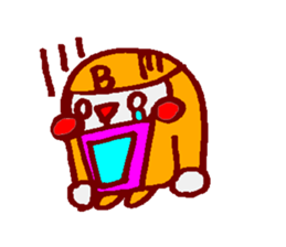 All gorillas are B types.(English) sticker #1671348