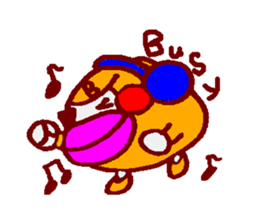 All gorillas are B types.(English) sticker #1671352