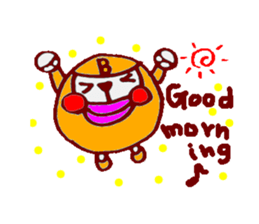 All gorillas are B types.(English) sticker #1671353